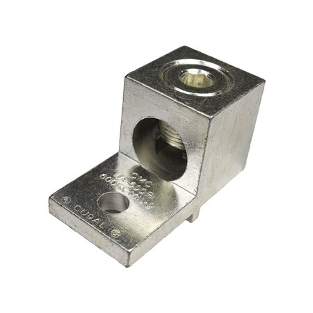 Burndy Dual Rated for copper and aluminum, aluminum alloy, tin plated, bottom KA36UAR